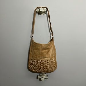 Anthropologie- Day and Mood Hobo- genuine tan leather. EUC.